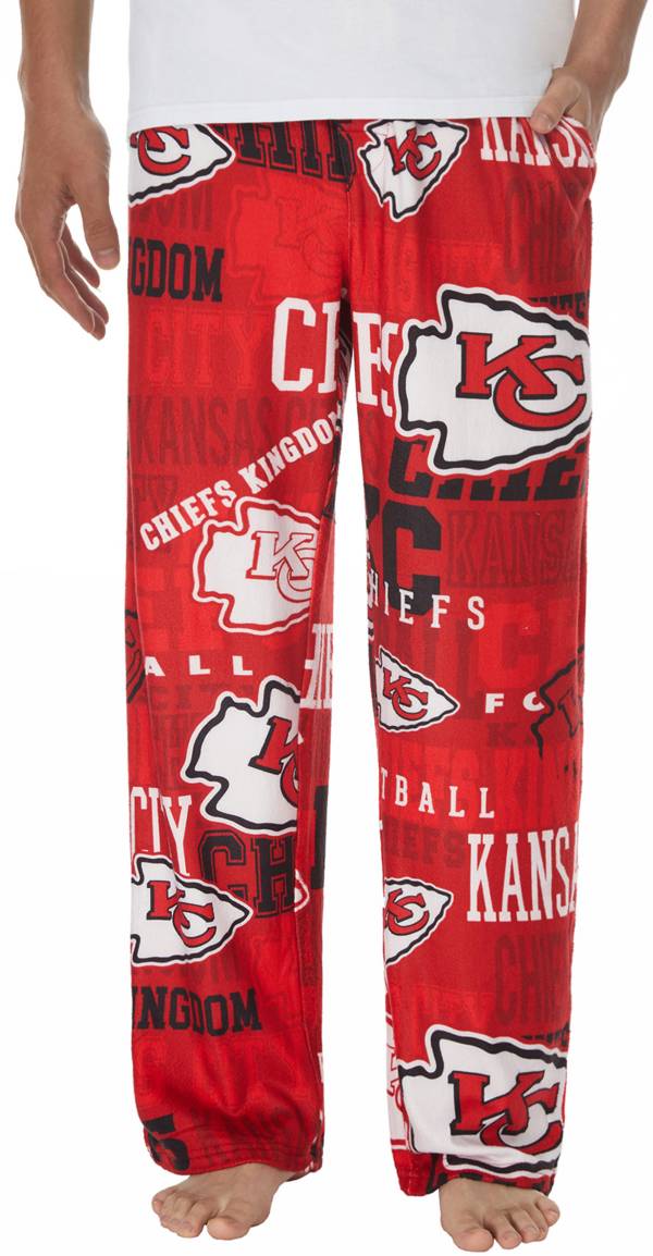 Concepts Sport Men's Kansas City Chiefs Ensemble Red Fleece Pants