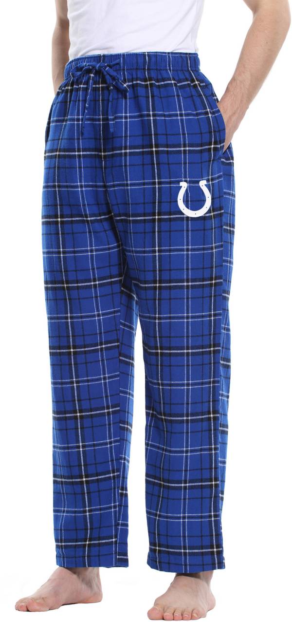 Concepts Sport Men's Indianapolis Colts Ultimate Blue Flannel Pants