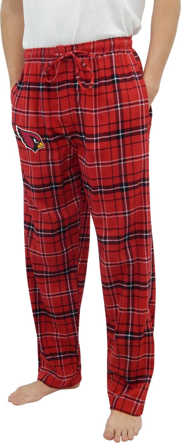 Concepts Sport Men's Arizona Cardinals Ultimate Red Flannel Pants