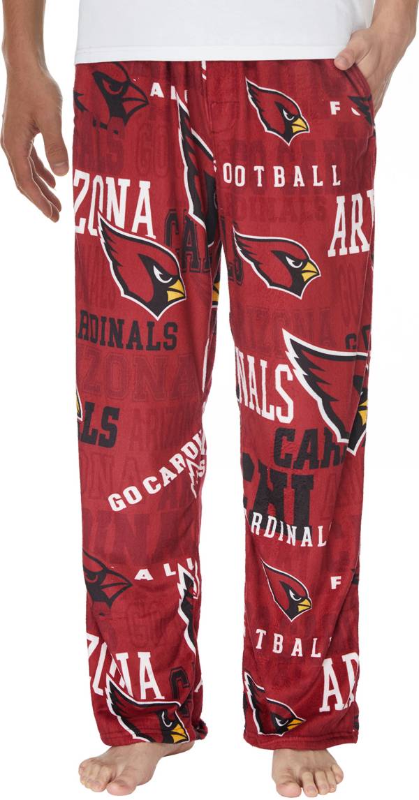 Concepts Sport Men's Arizona Cardinals Ensemble Red Fleece Pants