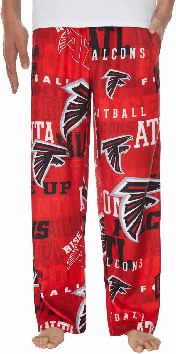 Concepts Sport Men's Atlanta Falcons Ensemble Red Fleece Pants