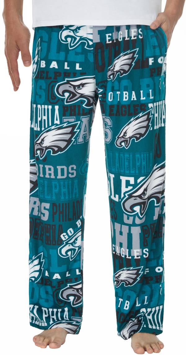 Concepts Sport Men's Philadelphia Eagles Ensemble Green Fleece Pants