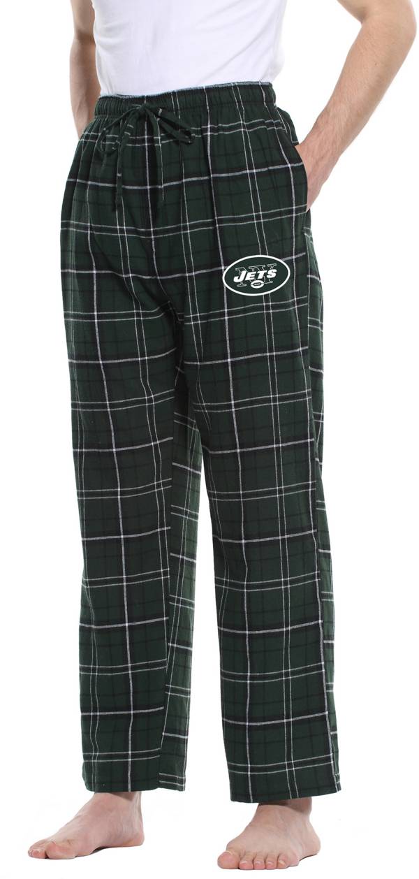 Concepts Sport Men's New York Jets Ultimate Green Flannel Pants