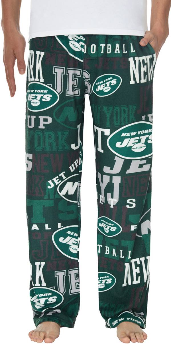 Concepts Sport Men's New York Jets Ensemble Green Fleece Pants