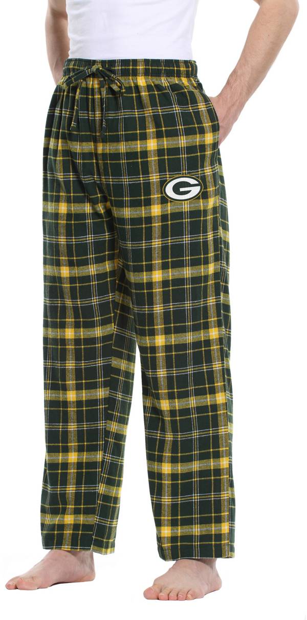 Concepts Sport Men's Green Bay Packers Ultimate Green Flannel Pants