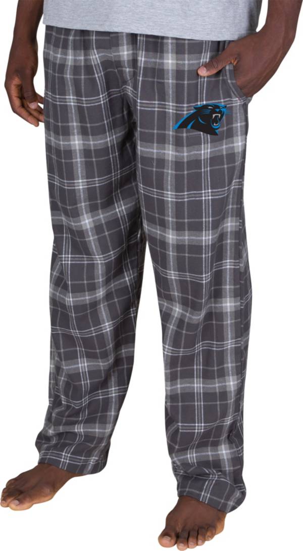 Concepts Sport Men's Carolina Panthers Ultimate Charcoal Flannel Pants product image