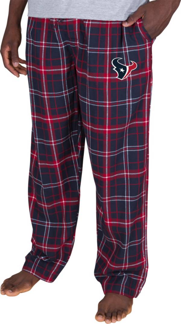 Concepts Sport Men's Houston Texans Ultimate Navy Flannel Pants