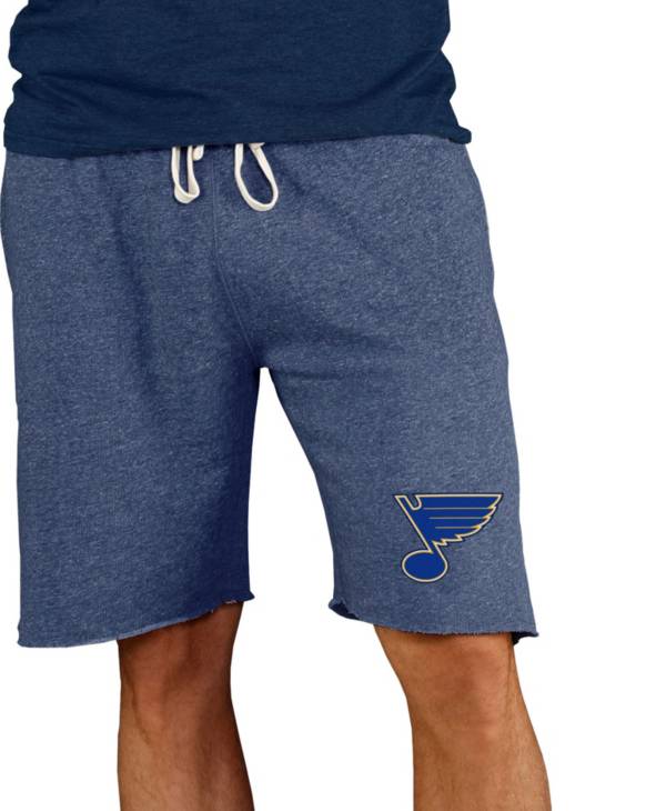 Concepts Sport Men's St. Louis Blues Navy Mainstream Terry Shorts product image