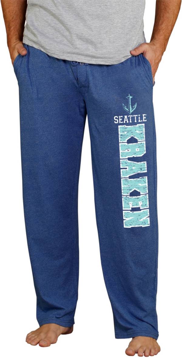 Concepts Sport Men's Seattle Kraken Quest Navy Knit Pants product image