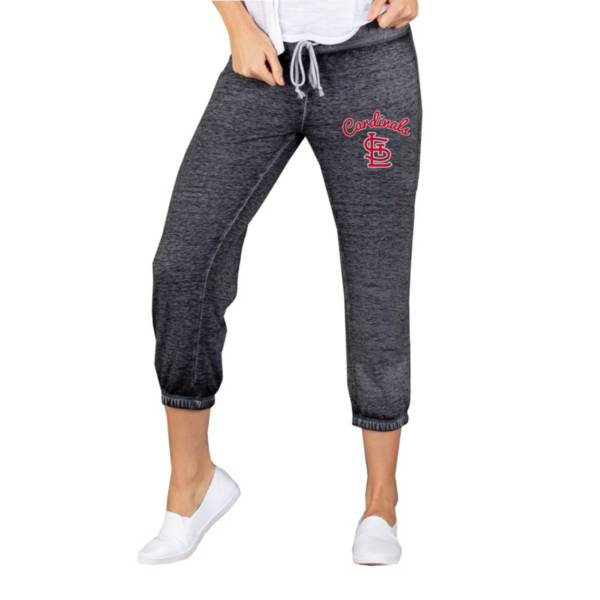 Concepts Sport Women's St. Louis Cardinals Charcoal Capri Pants product image