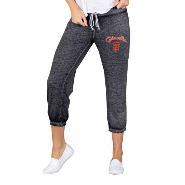 Concepts Sport Women's San Francisco Giants Charcoal Capri Pants