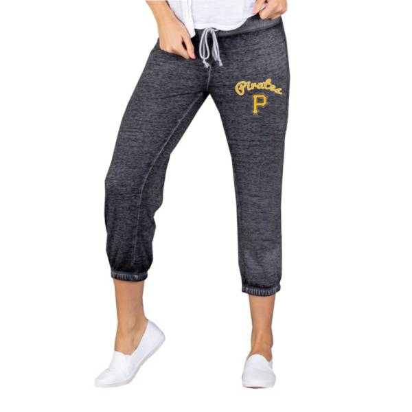 Concepts Sport Women's Pittsburgh Pirates Charcoal Capri Pants product image