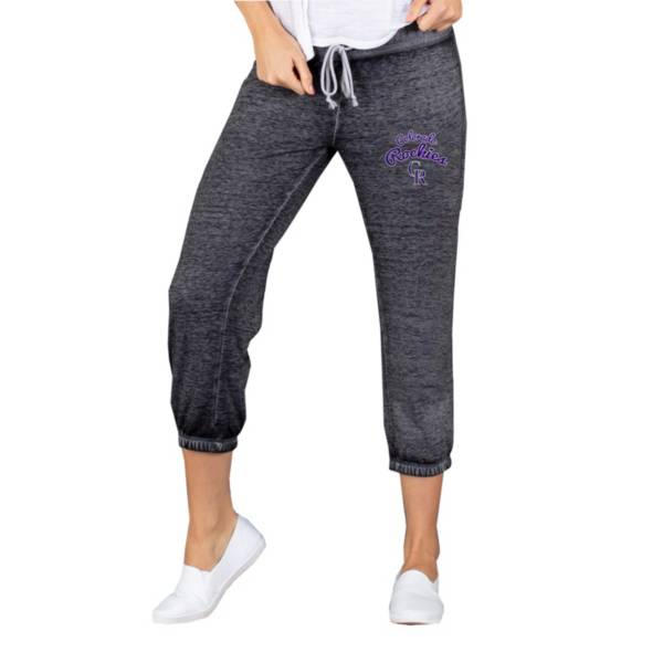 Concepts Sport Women's Colorado Rockies Charcoal Capri Pants product image