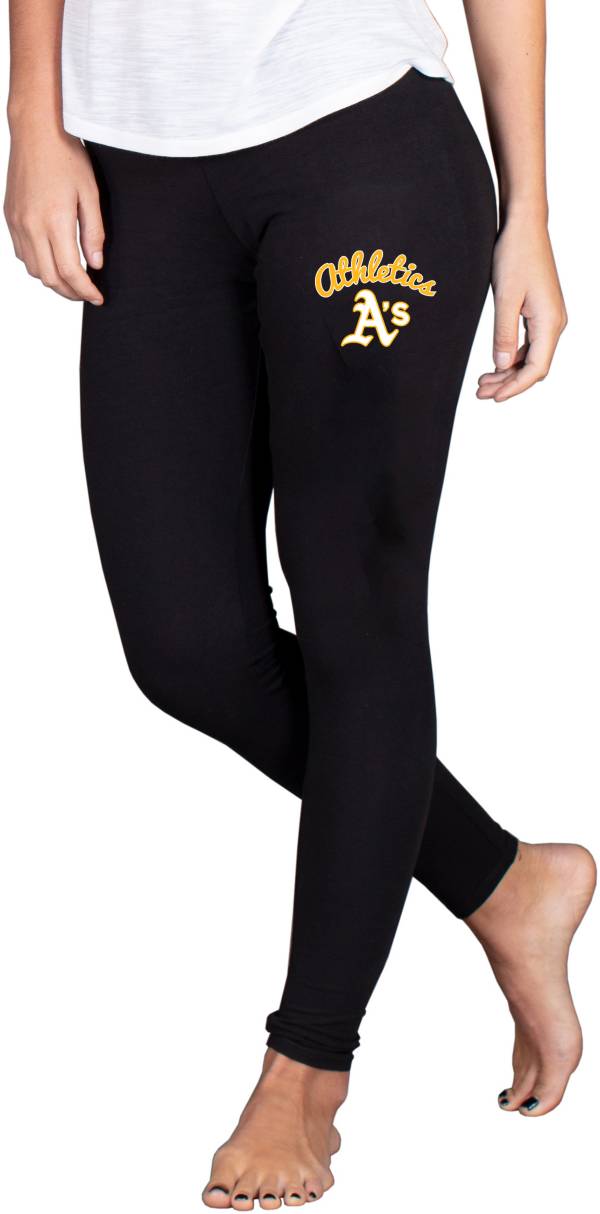 Concepts Sport Women's Oakland Athletics Black Fraction Leggings