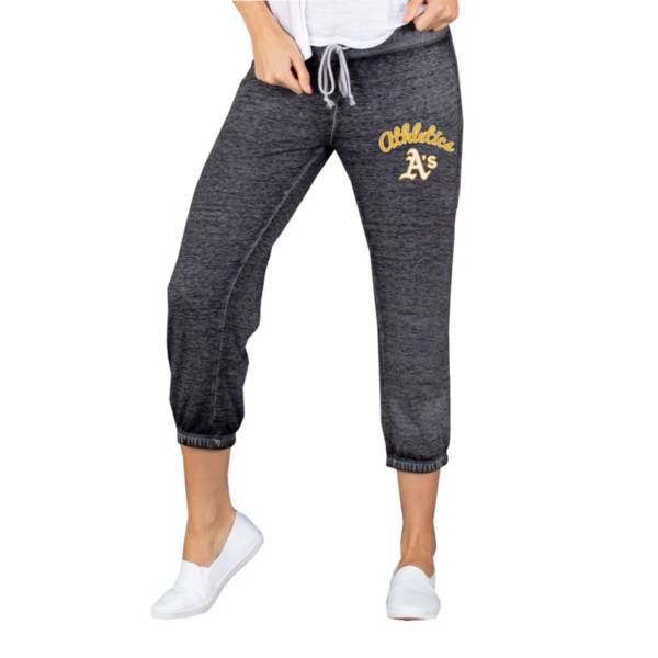 Concepts Sport Women's Oakland Athletics Charcoal Capri Pants product image