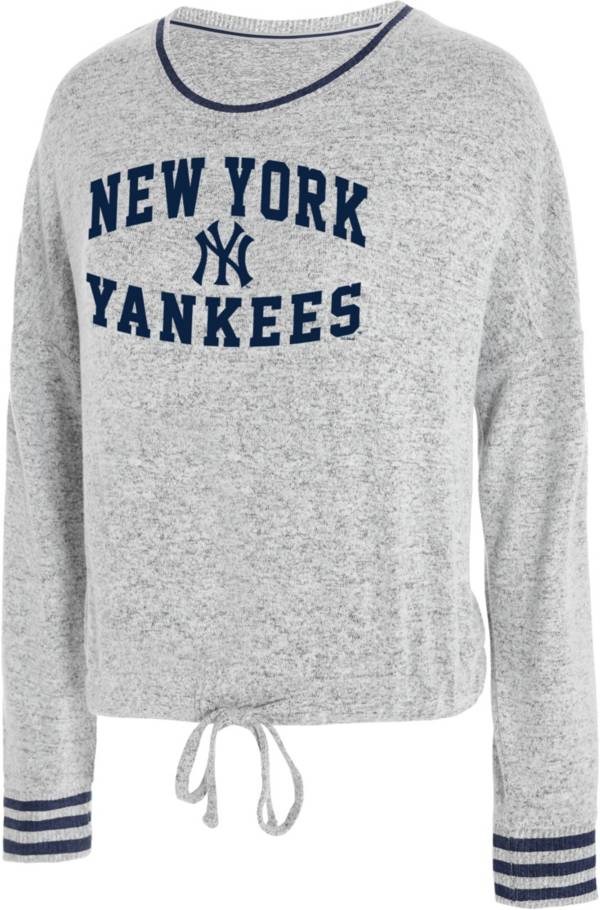 Concepts Sport Women's New York Yankees Grey Sweater