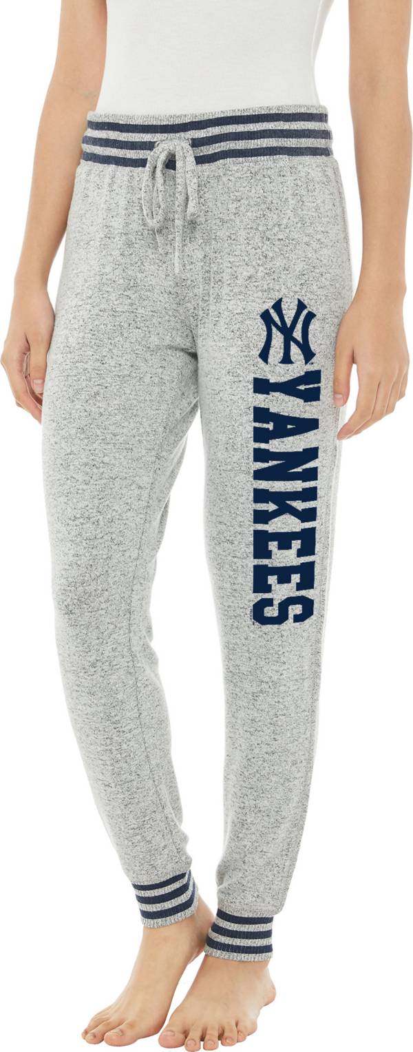 Concepts Sport Women's New York Yankees Grey Cuffed Pants