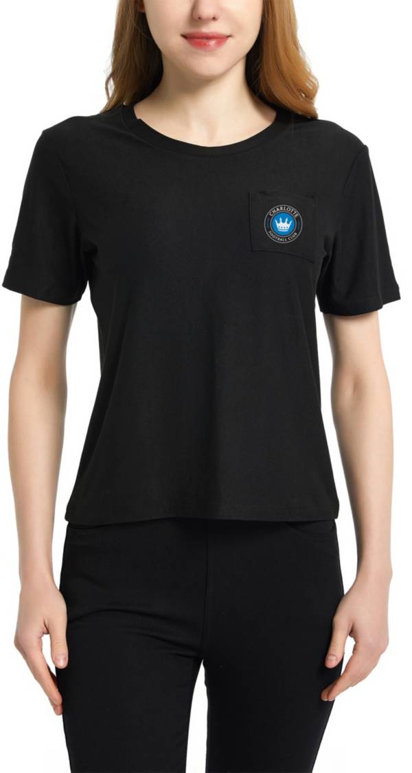 Concepts Sport Women's Charlotte FC Zest Black Short Sleeve Top product image