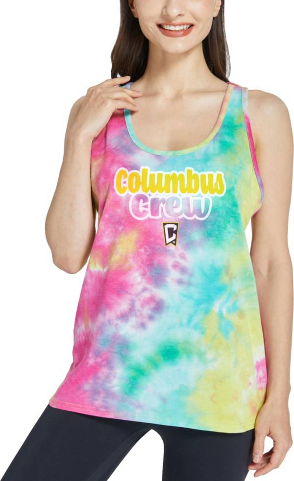 Concepts Sport Women's Columbus Crew Starstruck Tye-Dye Tank Top