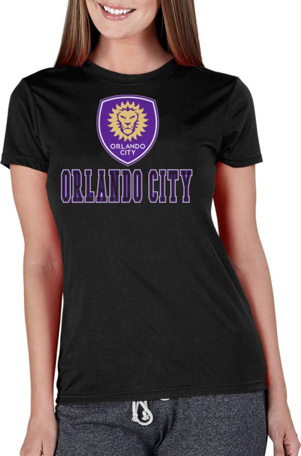 Concepts Sport Women's Orlando City Marathon Black Knit T-Shirt