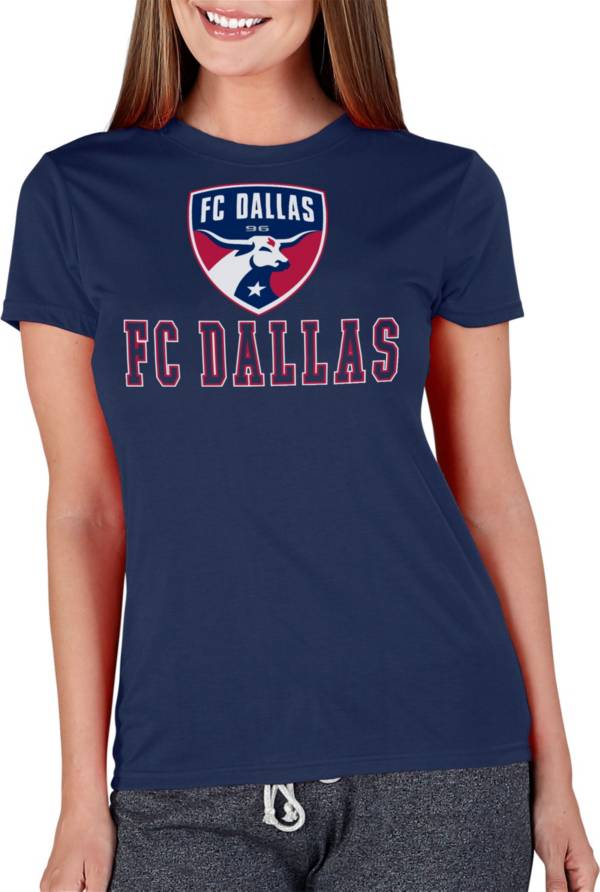 Concepts Sport Women's FC Dallas Marathon Navy Knit T-Shirt product image