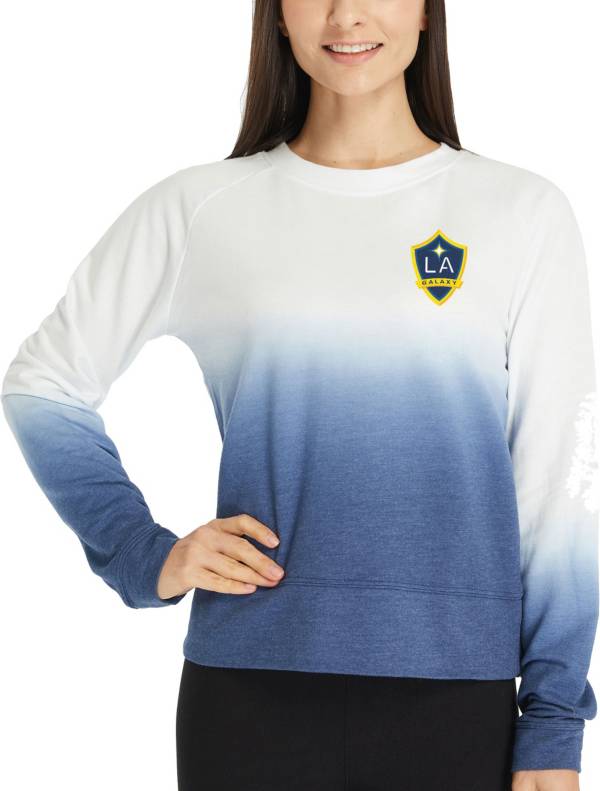 Concepts Sport Women's Los Angeles Galaxy Fanfare Navy Terry T-Shirt product image