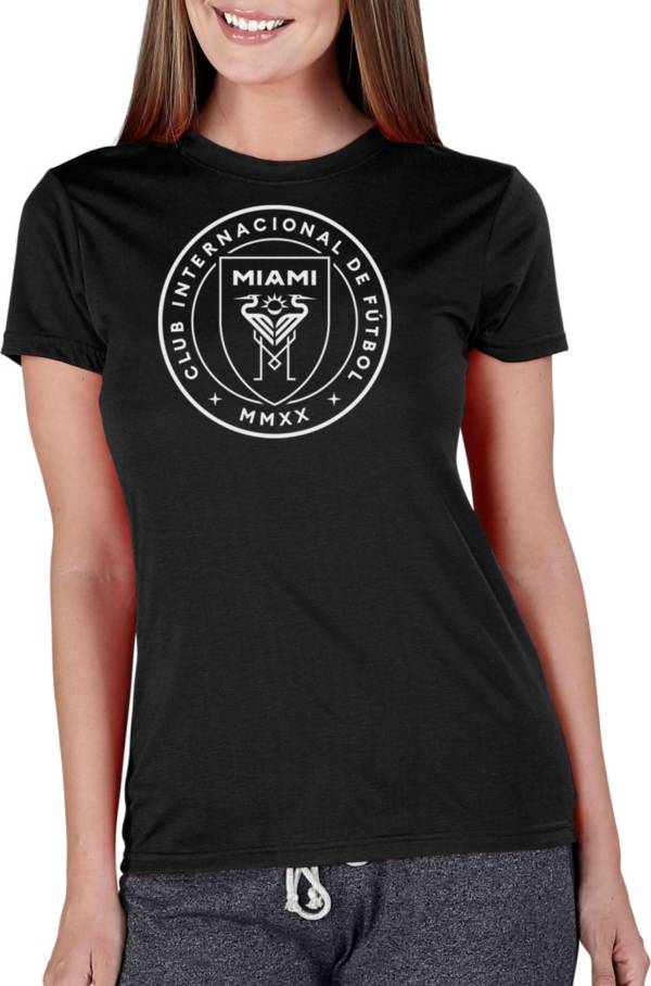 Concepts Sport Women's Inter Miami CF Marathon Black Knit T-Shirt product image