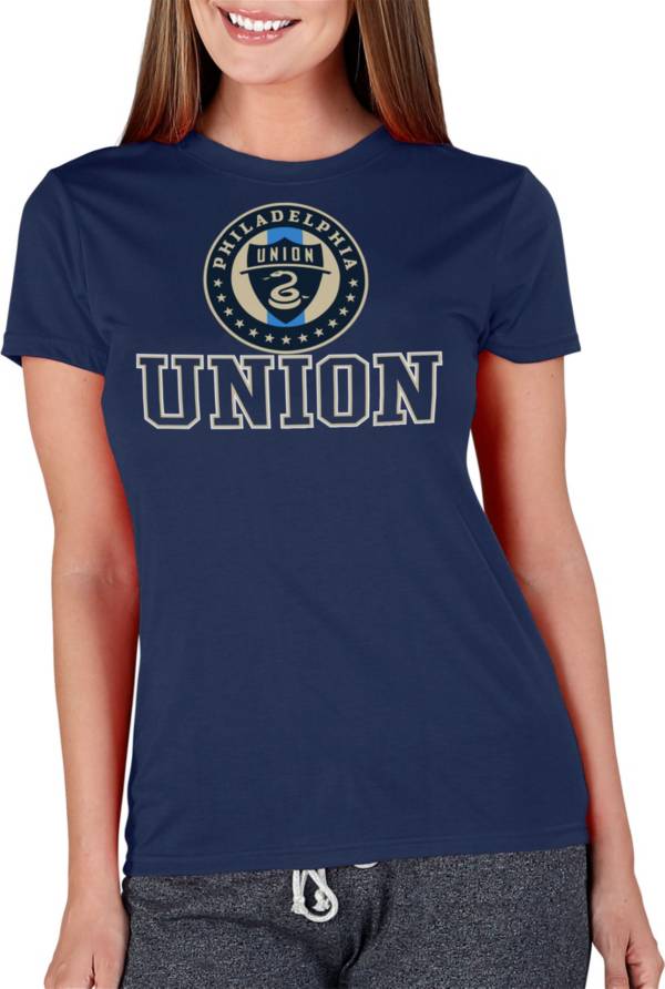 Concepts Sport Women's Philadelphia Union Marathon Navy Knit T-Shirt