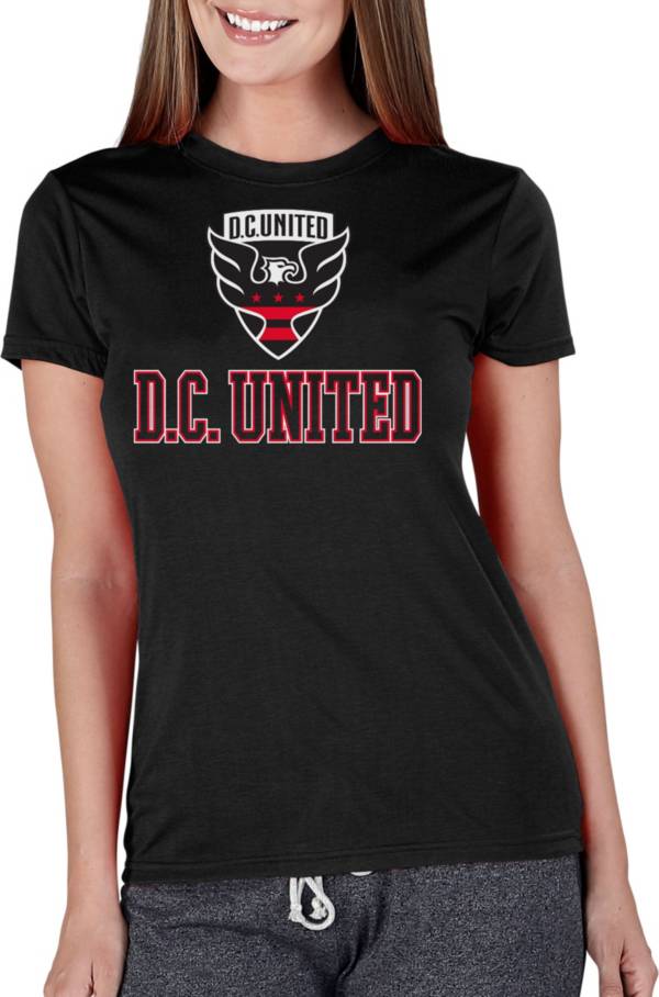 Concepts Sport Women's D.C. United Marathon Black Knit T-Shirt product image