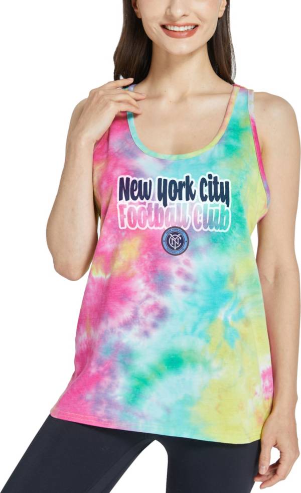 Concepts Sport Women's New York City FC Starstruck Tye-Dye Tank Top