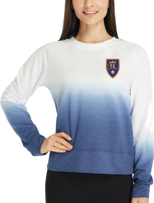 Concepts Sport Women's Real Salt Lake Fanfare Navy Terry T-Shirt