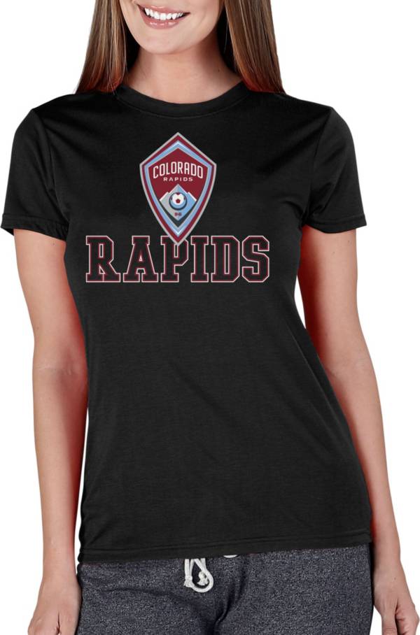 Concepts Sport Women's Colorado Rapids Marathon Black Knit T-Shirt