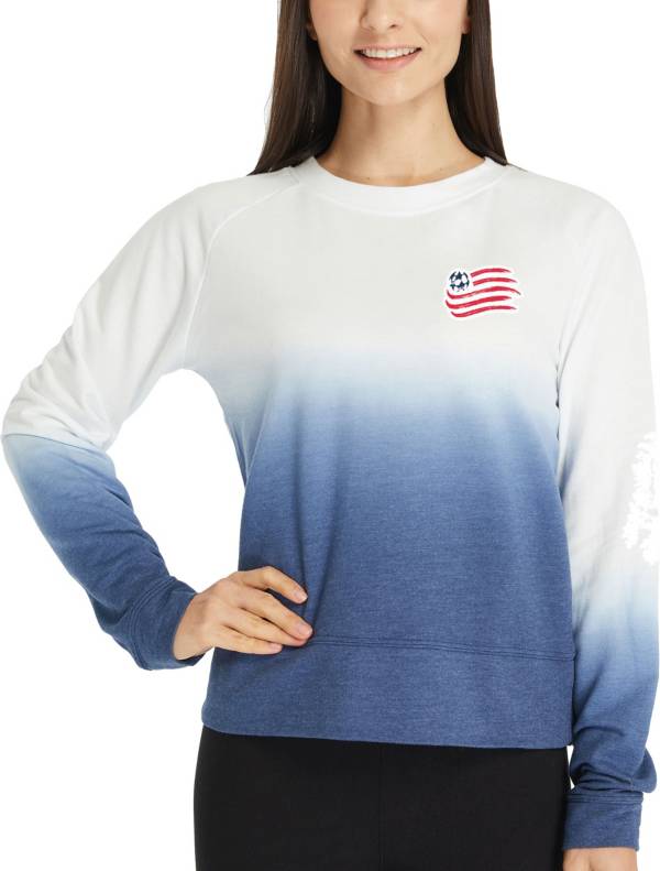 Concepts Sport Women's New England Revolution Fanfare Navy Terry T-Shirt