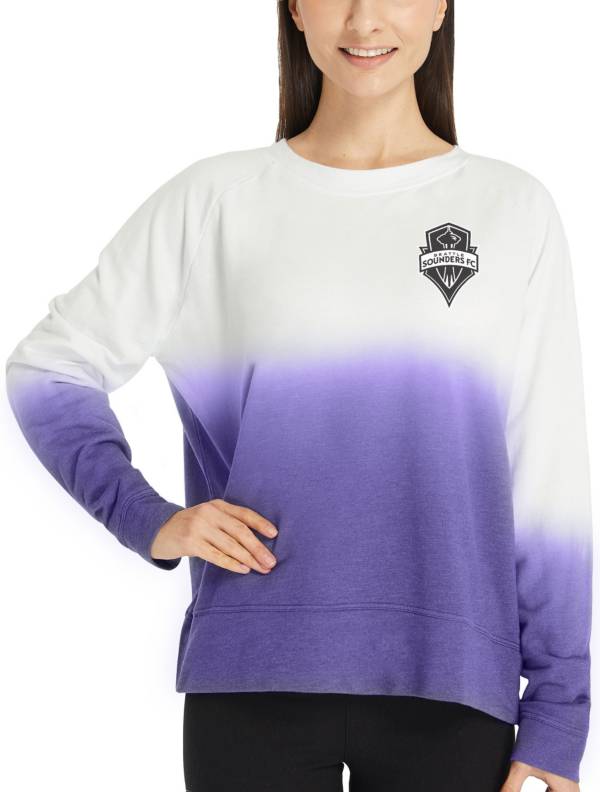 Concepts Sport Women's Seattle Sounders Fanfare Purple Terry T-Shirt