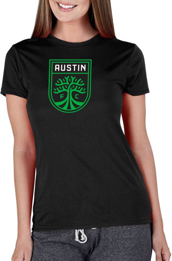 Concepts Sport Women's Austin FC Marathon Black Knit T-Shirt