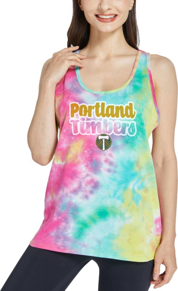 Concepts Sport Women's Portland Timbers Starstruck Tye-Dye Tank Top