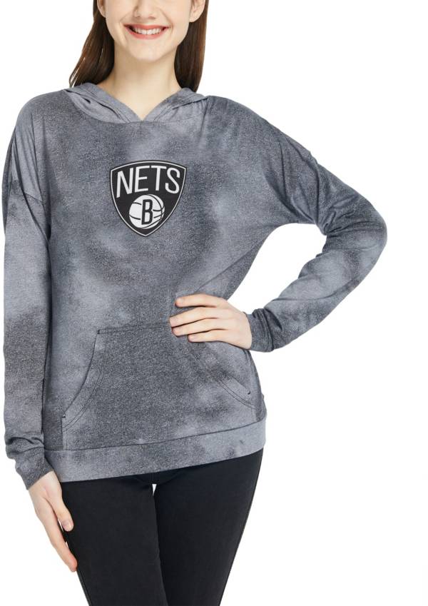 Concepts Sport Women's Brooklyn Nets Black Pullover Hoodie