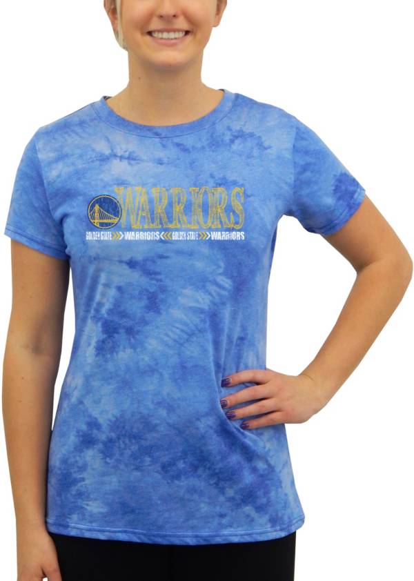 Concepts Sport Women's Golden State Warriors Blue Terry T-Shirt