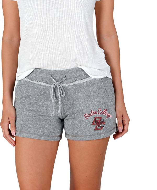 Concepts Sport Women's Boston College Eagles Grey Mainstream Terry Shorts product image