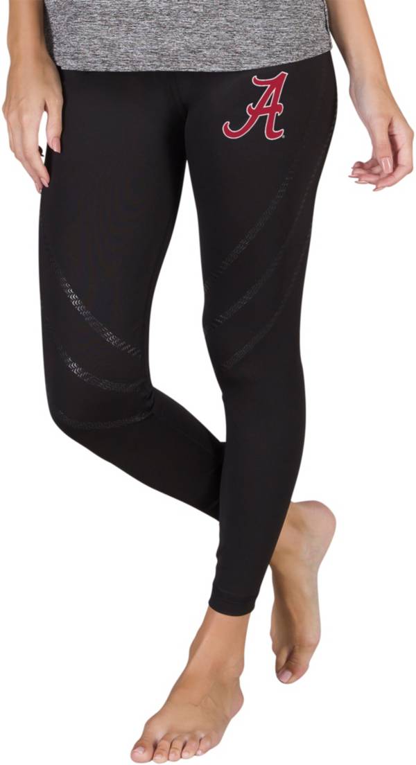 Concepts Sport Women's Alabama Crimson Tide Lineup Black Leggings