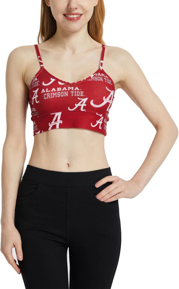 Concepts Sport Women's Alabama Crimson Tide Crimson Zest Knit Bralette