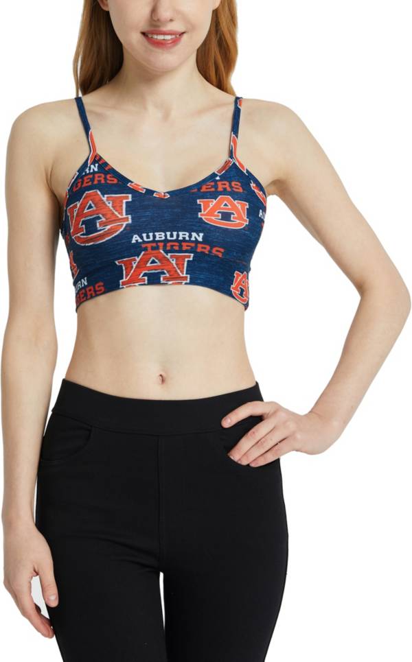 Concepts Sport Women's Auburn Tigers Blue Zest Knit Bralette