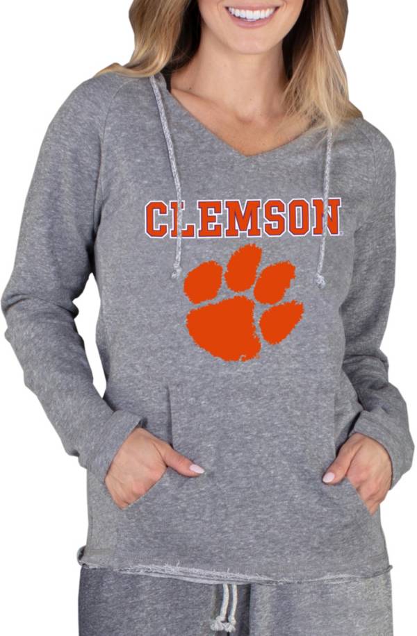 Concepts Sport Women's Clemson Tigers Grey Mainstream Hoodie