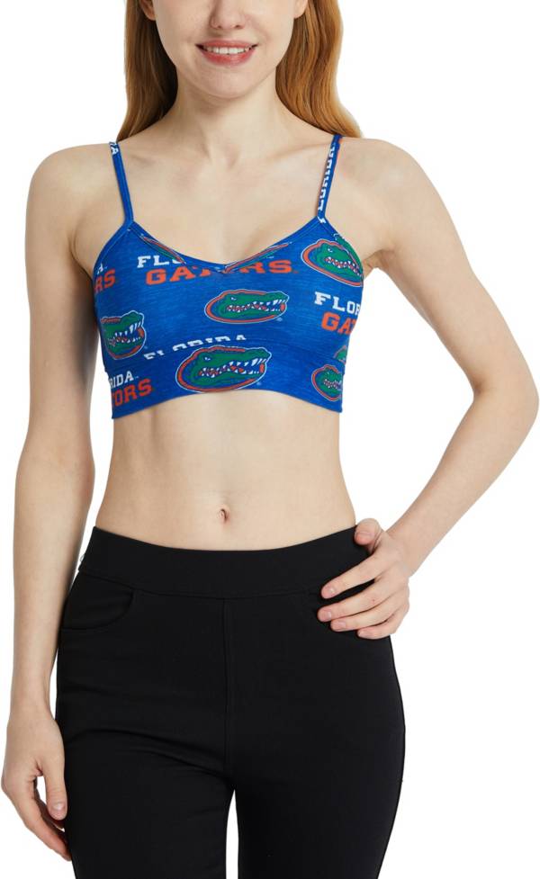 Concepts Sport Women's Florida Gators Blue Zest Knit Bralette