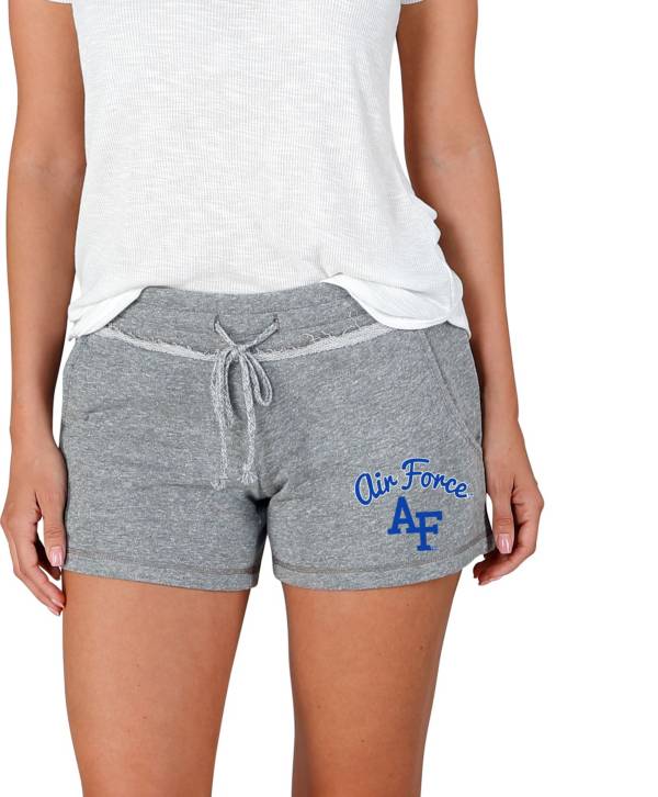 Concepts Sport Women's Air Force Falcons Grey Mainstream Terry Shorts