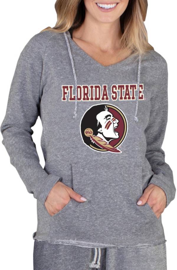 Concepts Sport Women's Florida State Seminoles Grey Mainstream Hoodie