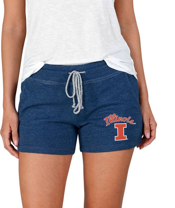 Concepts Sport Women's Illinois Fighting Illini Blue Mainstream Terry Shorts product image