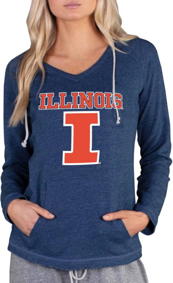 Concepts Sport Women's Illinois Fighting Illini Blue Mainstream Hoodie