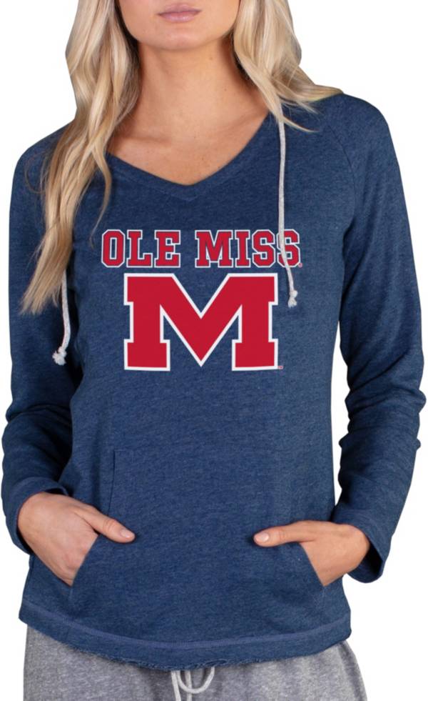 Concepts Sport Women's Ole Miss Rebels Blue Mainstream Hoodie