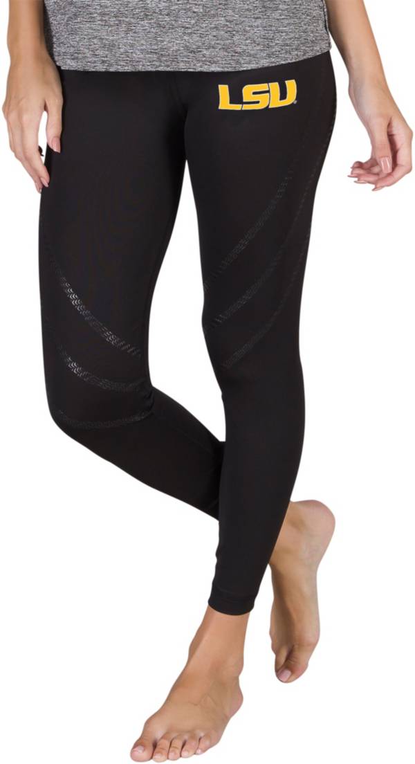 Concepts Sport Women's LSU Tigers Lineup Black Leggings